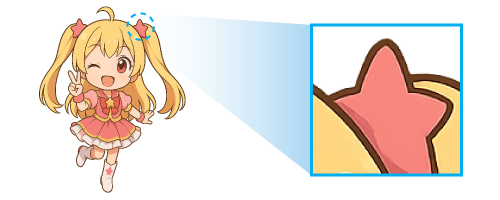 ビットマップ画像の例（JPG・PNGなど）
